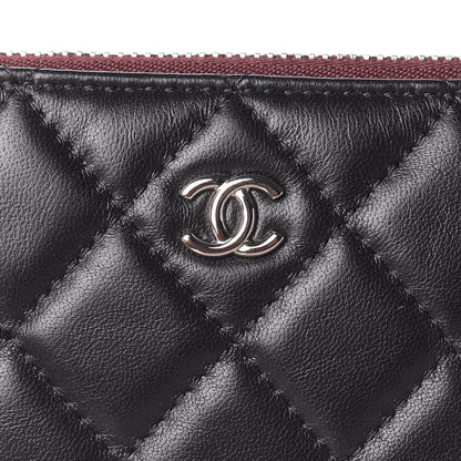 Chanel Lambskin Quilted Small Cosmetic Case Black 8 of 8