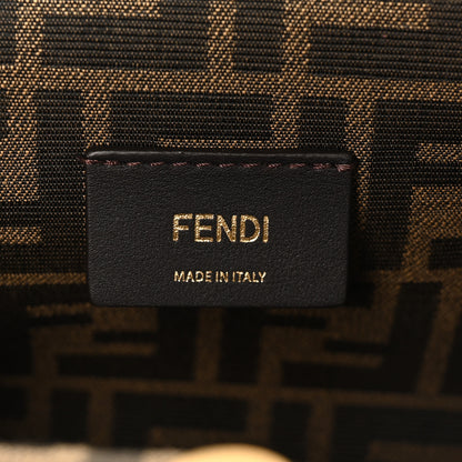 Fendi Snakeskin Small Fendi First Brown 6 of 10