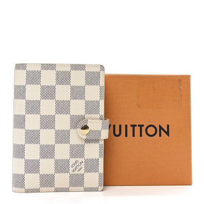 Louis Vuitton Damier Azur Small Ring Agenda Cover 7 of 7