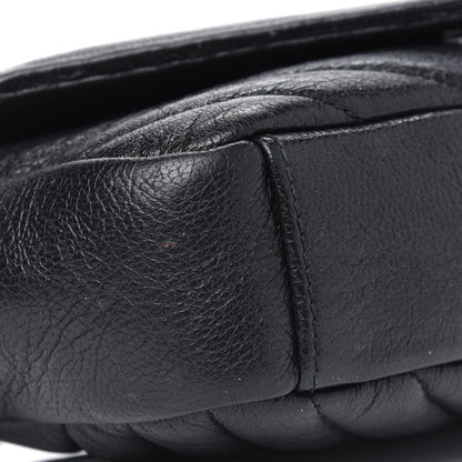 Saint Laurent Calfskin Matelasse Monogram Classic Baby Punk Chain Bag Black 9 of 11