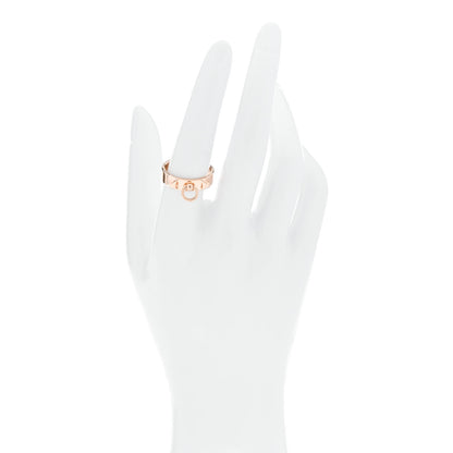 Hermes 18K Rose Gold PM Collier De Chien Ring 57 8 2 of 5