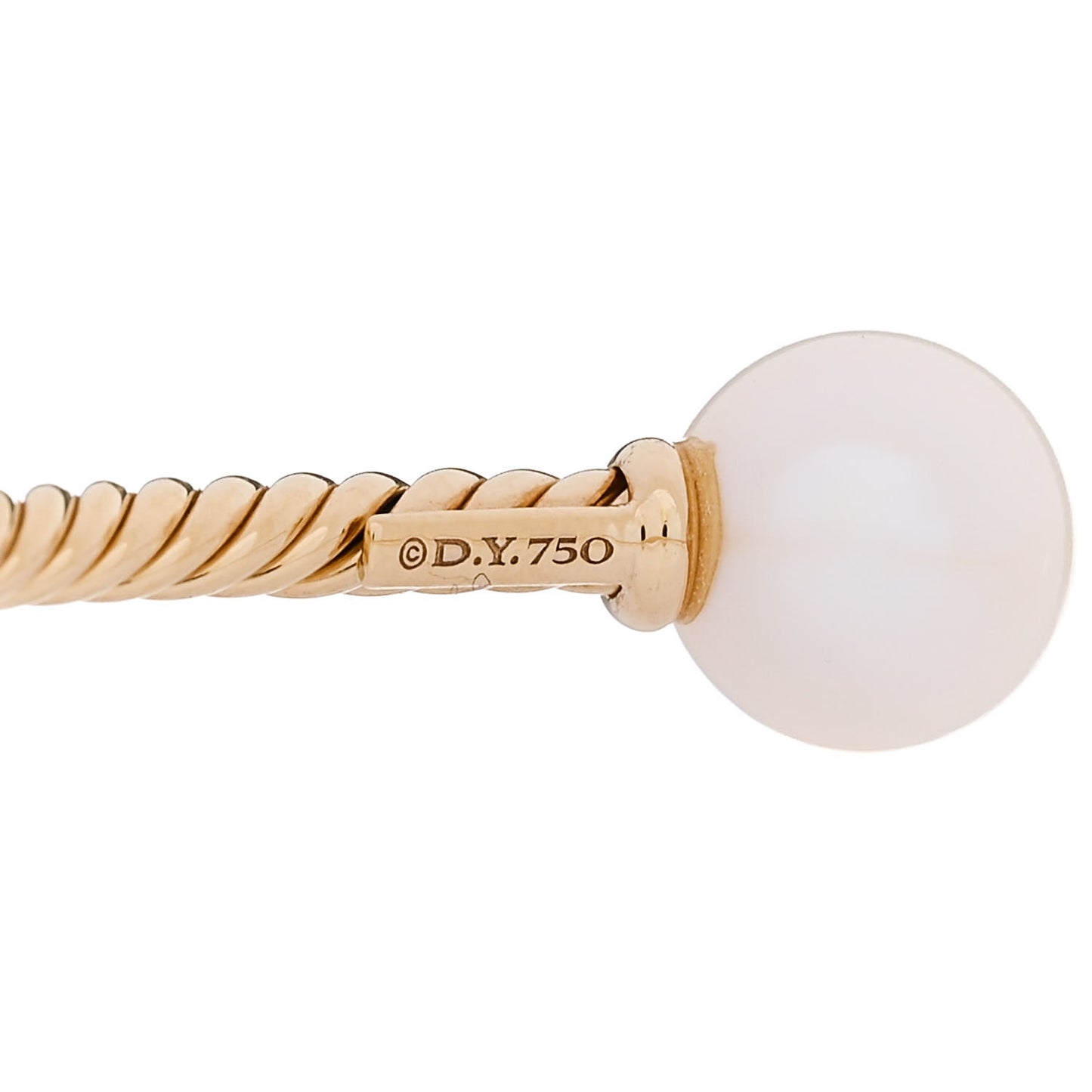18K Yellow Gold Pearl 8.5mm Solari Bracelet