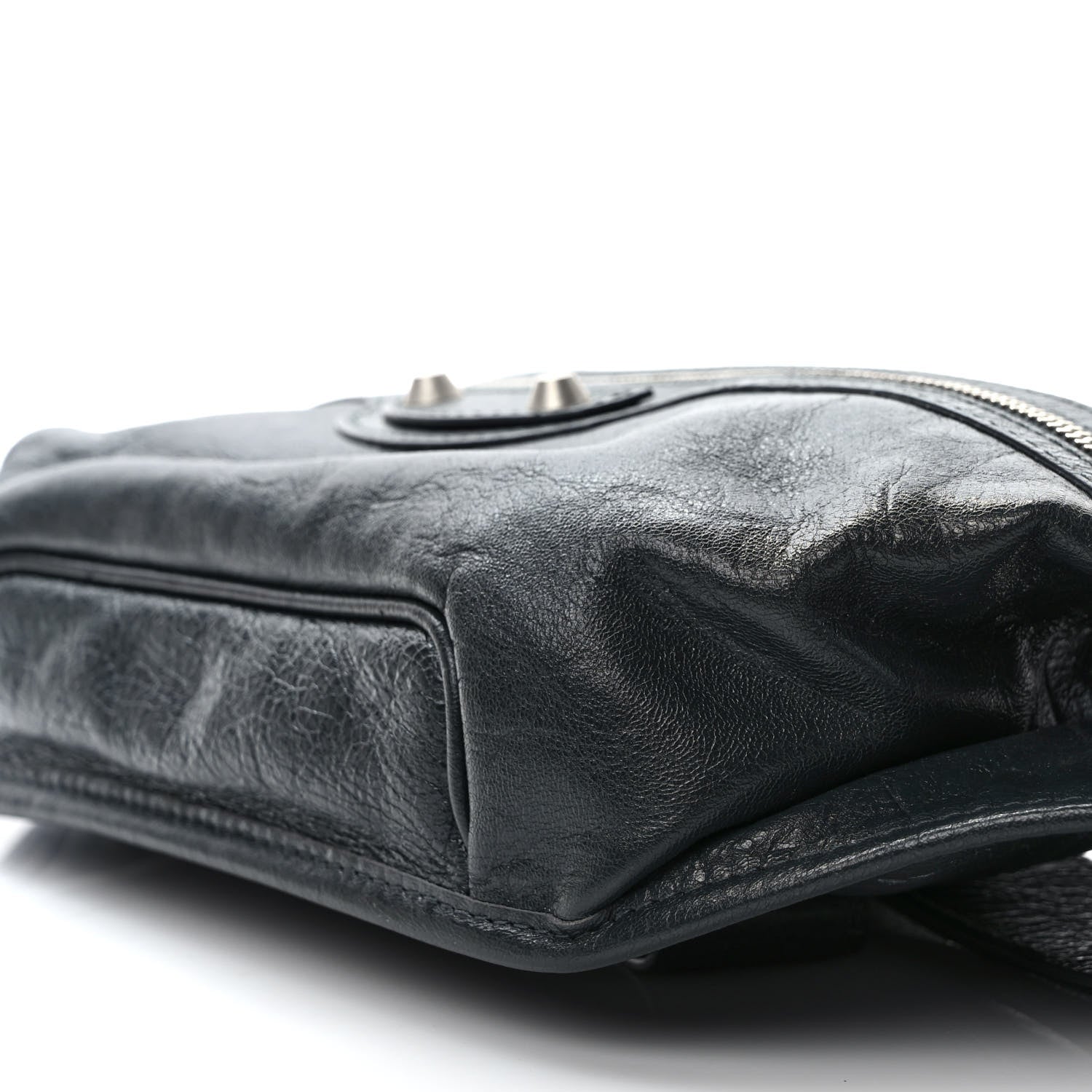 Balenciaga Lambskin Classic Hardware Neo Lift Hip Bag Black 9 of 9