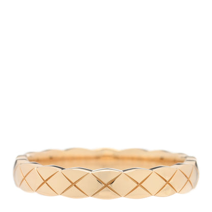 Chanel 18K Yellow Gold Mini Coco Crush Ring 53 6.25 4 of 5