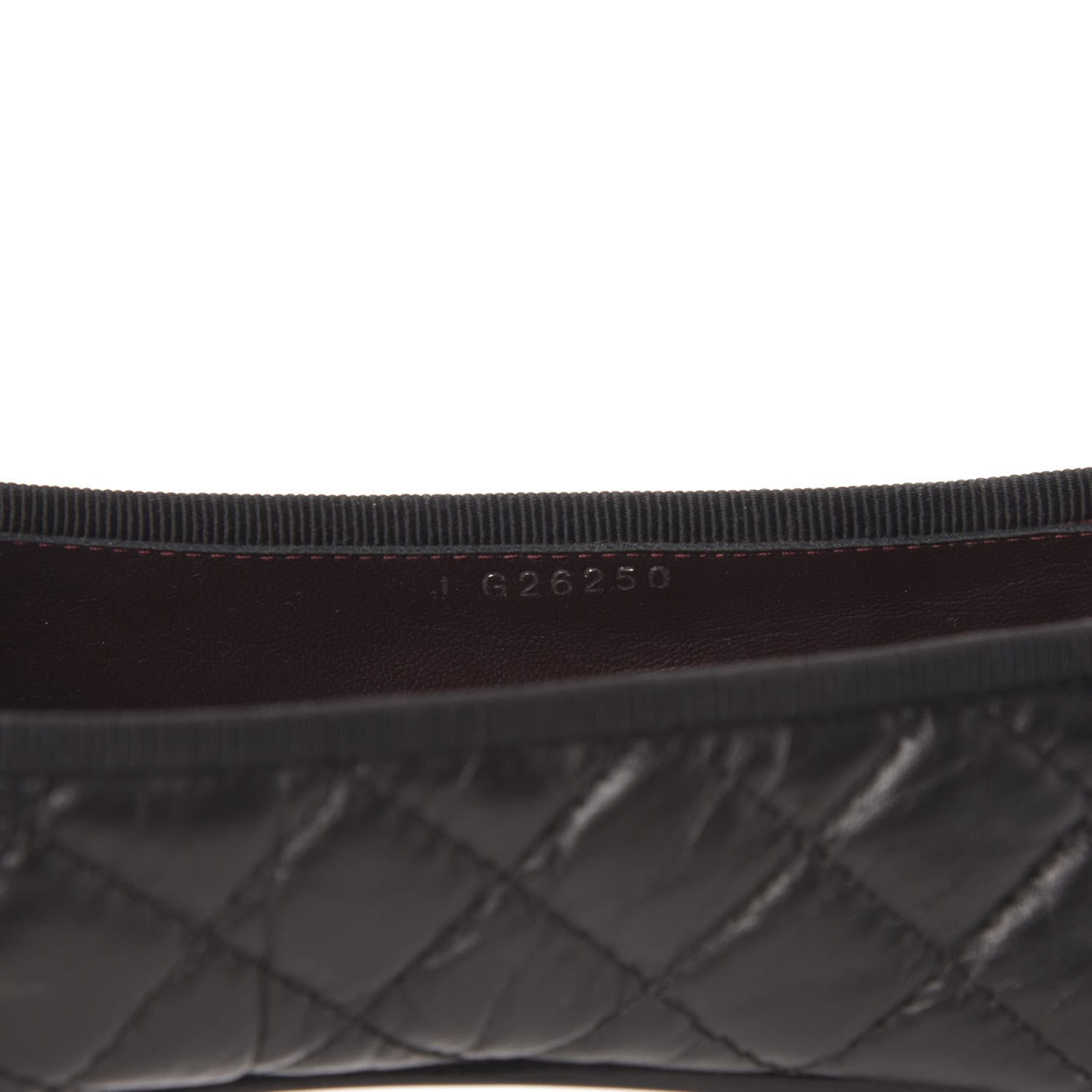 Chanel Aged Calfskin Quilted Cap Toe Ballerina Flats 41 Black 8 of 9