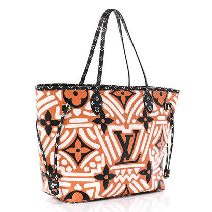 Louis Vuitton Monogram Giant Crafty Neverfull MM Creme Caramel 3 of 15