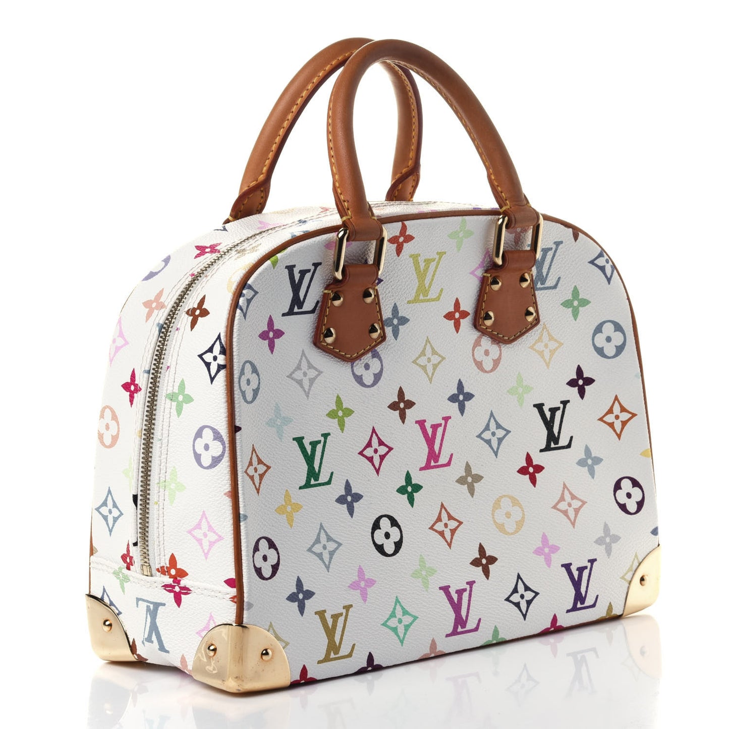 Monogram Multicolor Trouville White
