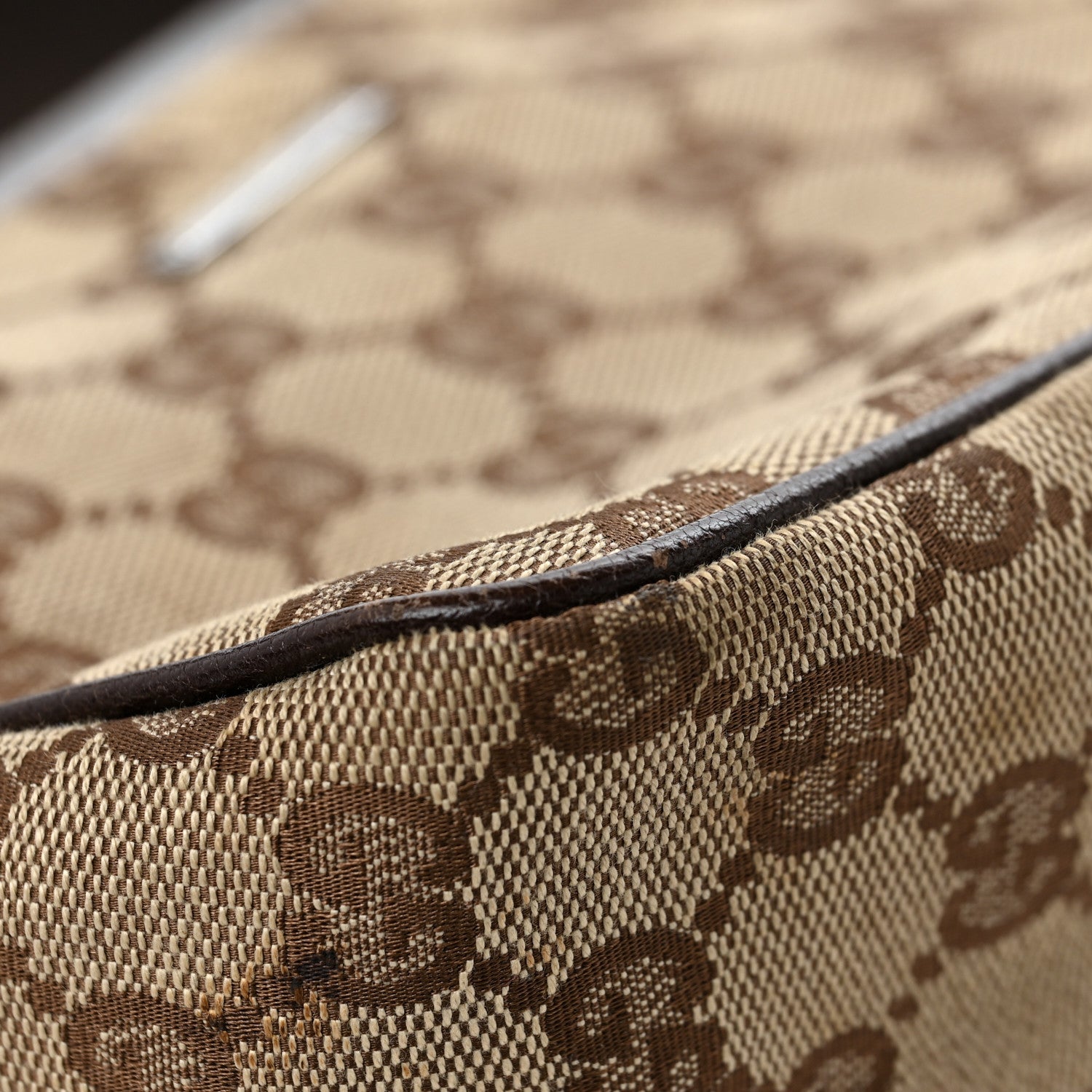 Gucci Monogram Shoulder Bag Dark Brown 10 of 12
