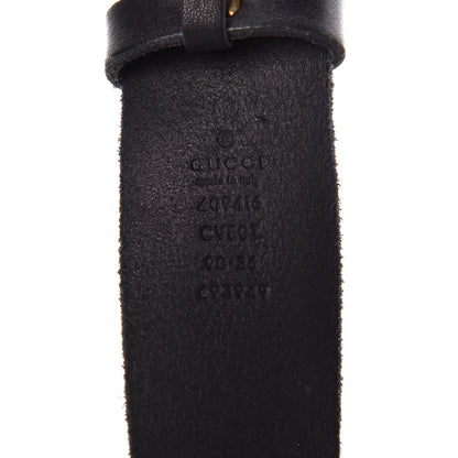 Gucci Faded Calfskin Double G 40mm Belt 90 36 Black 4 of 9