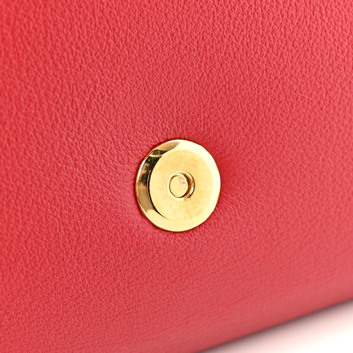 Calfskin Monogram Large Belle De Jour Clutch Red