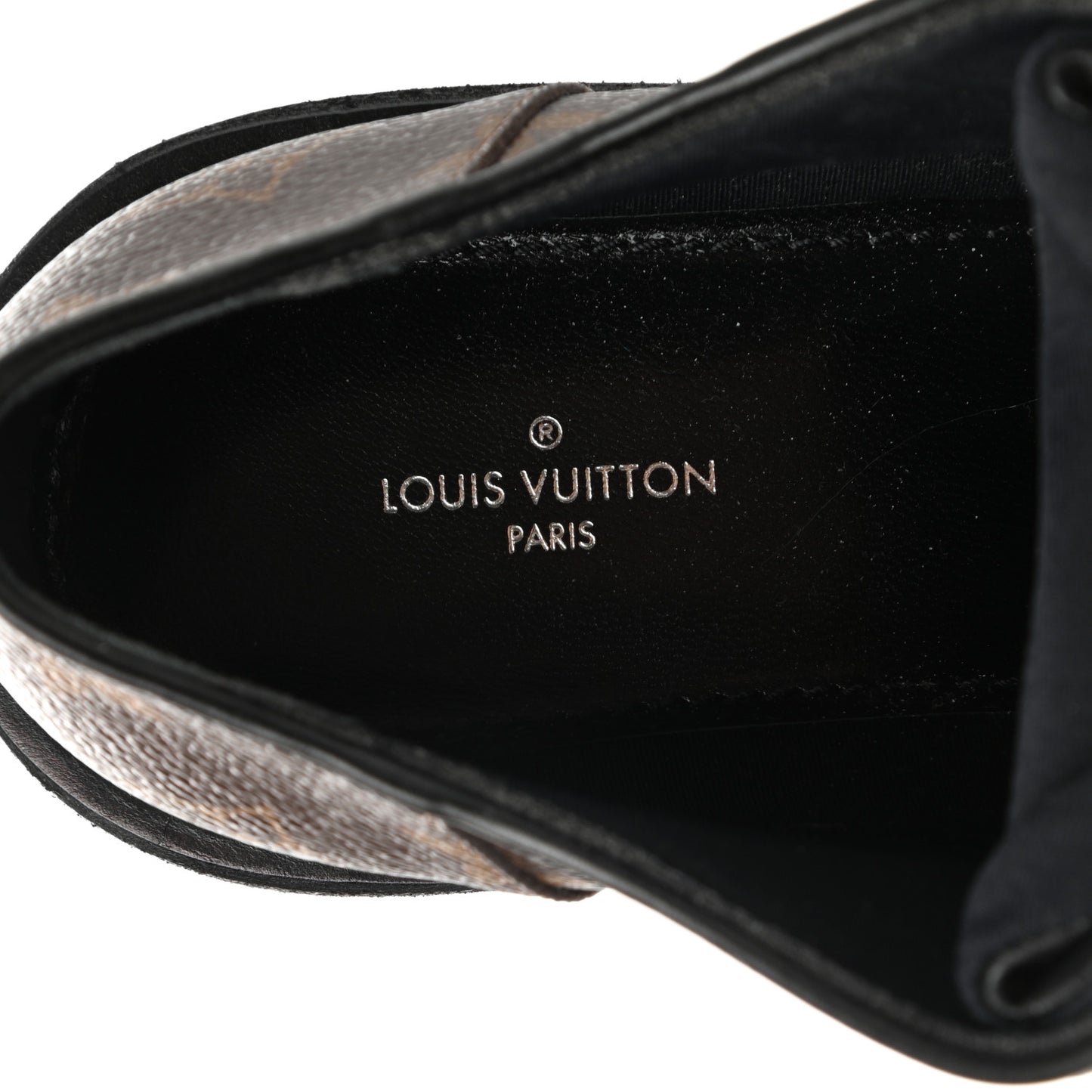 Monogram Calfskin Beaubourg Platform Derby Shoes 38 Brown