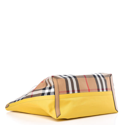 Burberry Vintage Check Large The Giant Reversible Tote Antique Yellow Golden Yellow 7 of 24