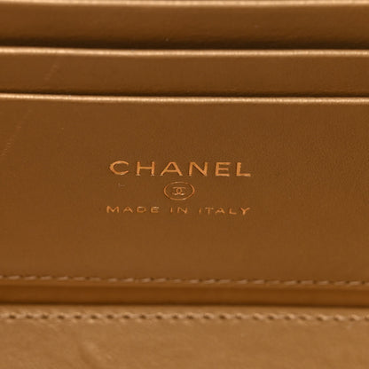 Chanel Lambskin Quilted Small Pearl Crush Vanity Case With Chain Black 6 of 11