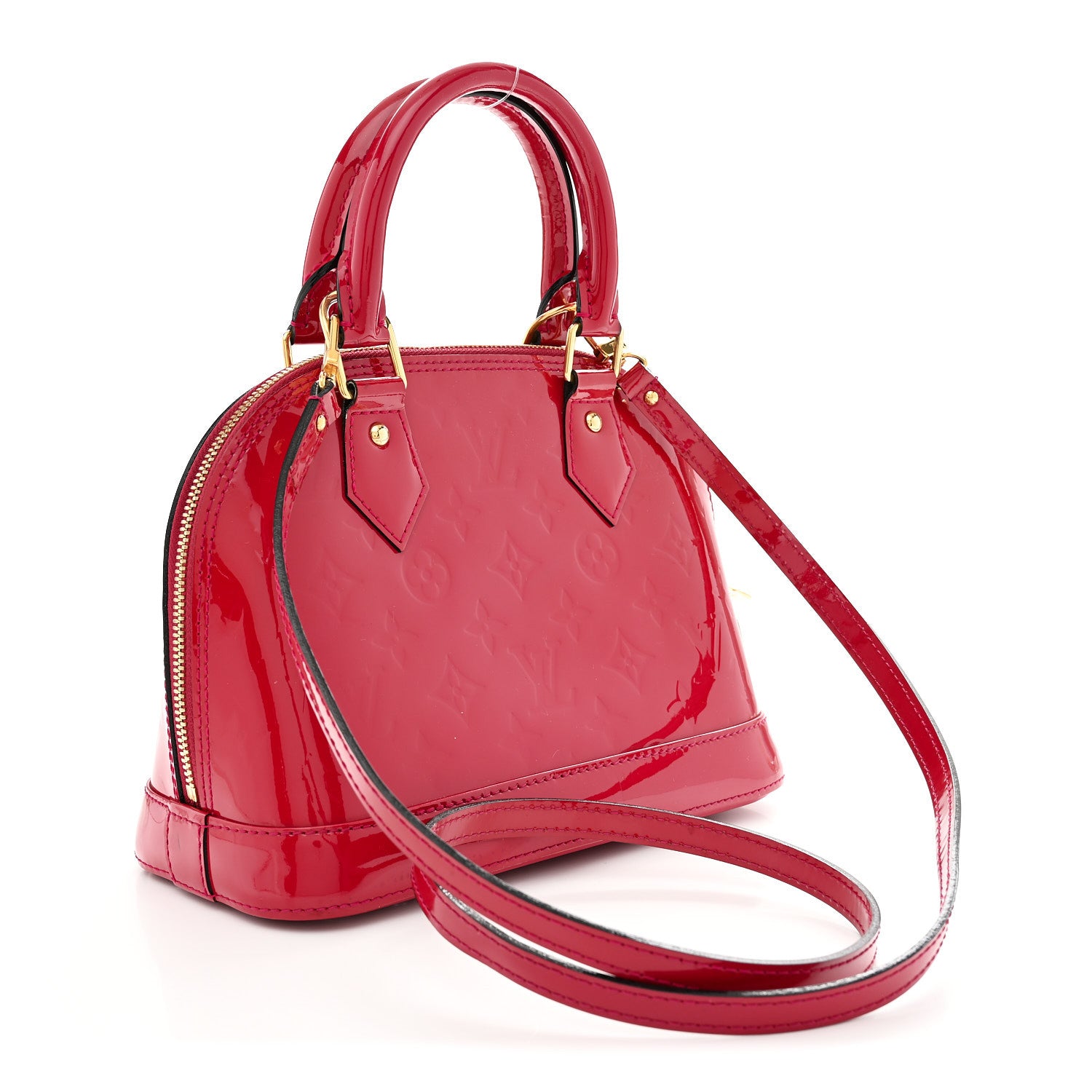 Louis Vuitton Vernis Alma BB Rose Indien 3 of 12