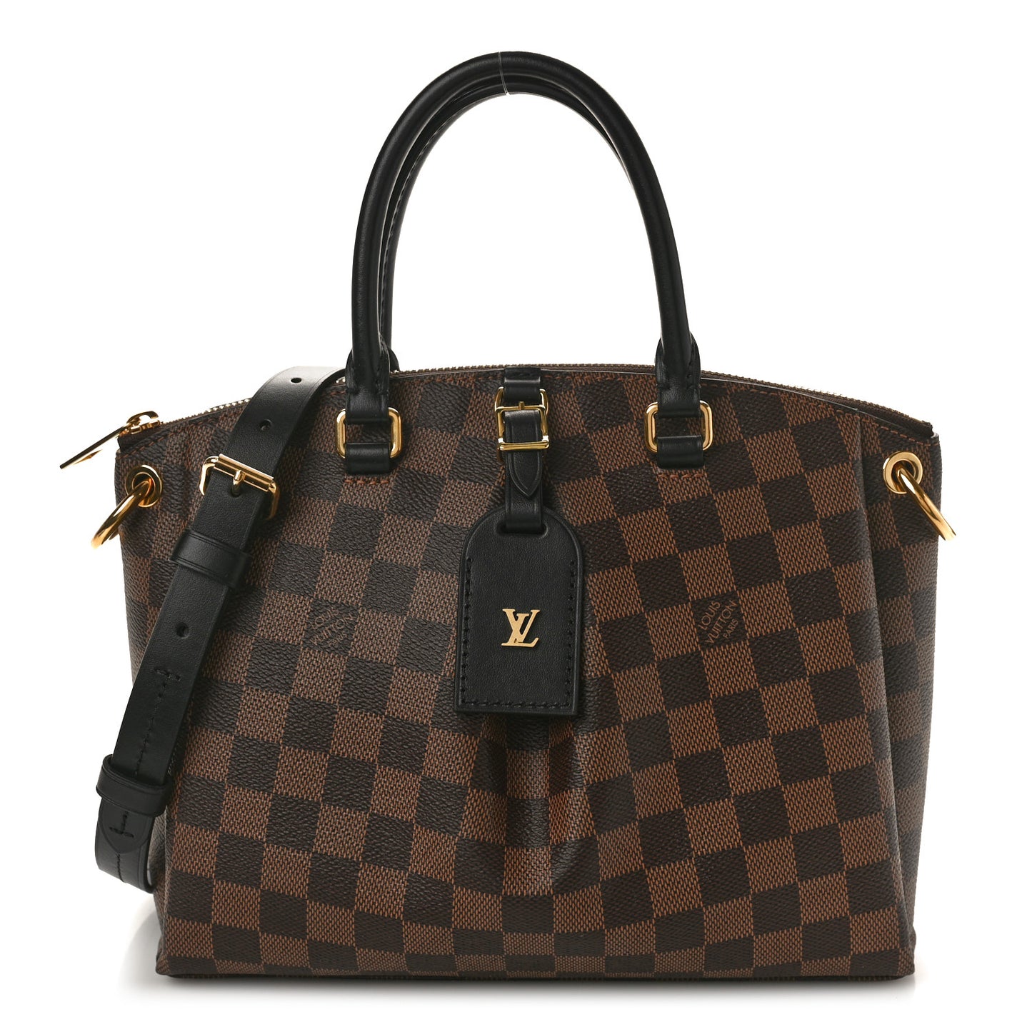 Damier Ebene Odeon Tote PM Black