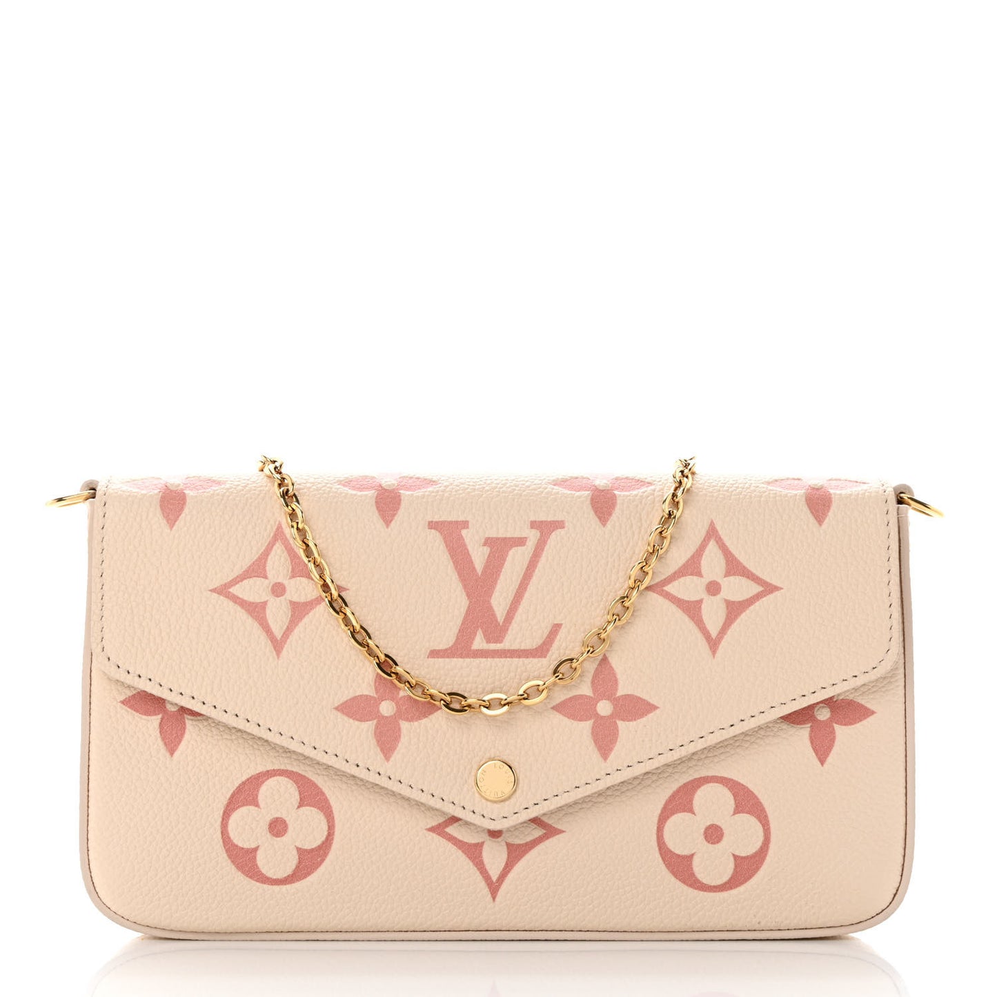 Empreinte Monogram Giant By The Pool Felicie Pochette Chain Wallet Creme Rose Trianon