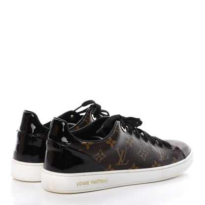 Louis Vuitton Patent Monogram Frontrow Sneakers 39 4 of 16