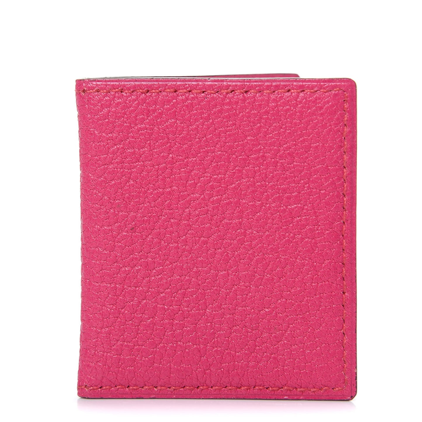 Chevre Mysore Photo Frame Wallet Rose Shocking