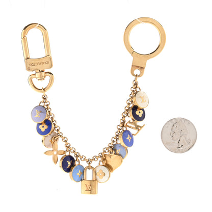 Louis Vuitton Pastilles Key Chain Bag Charm Blue 2 of 4