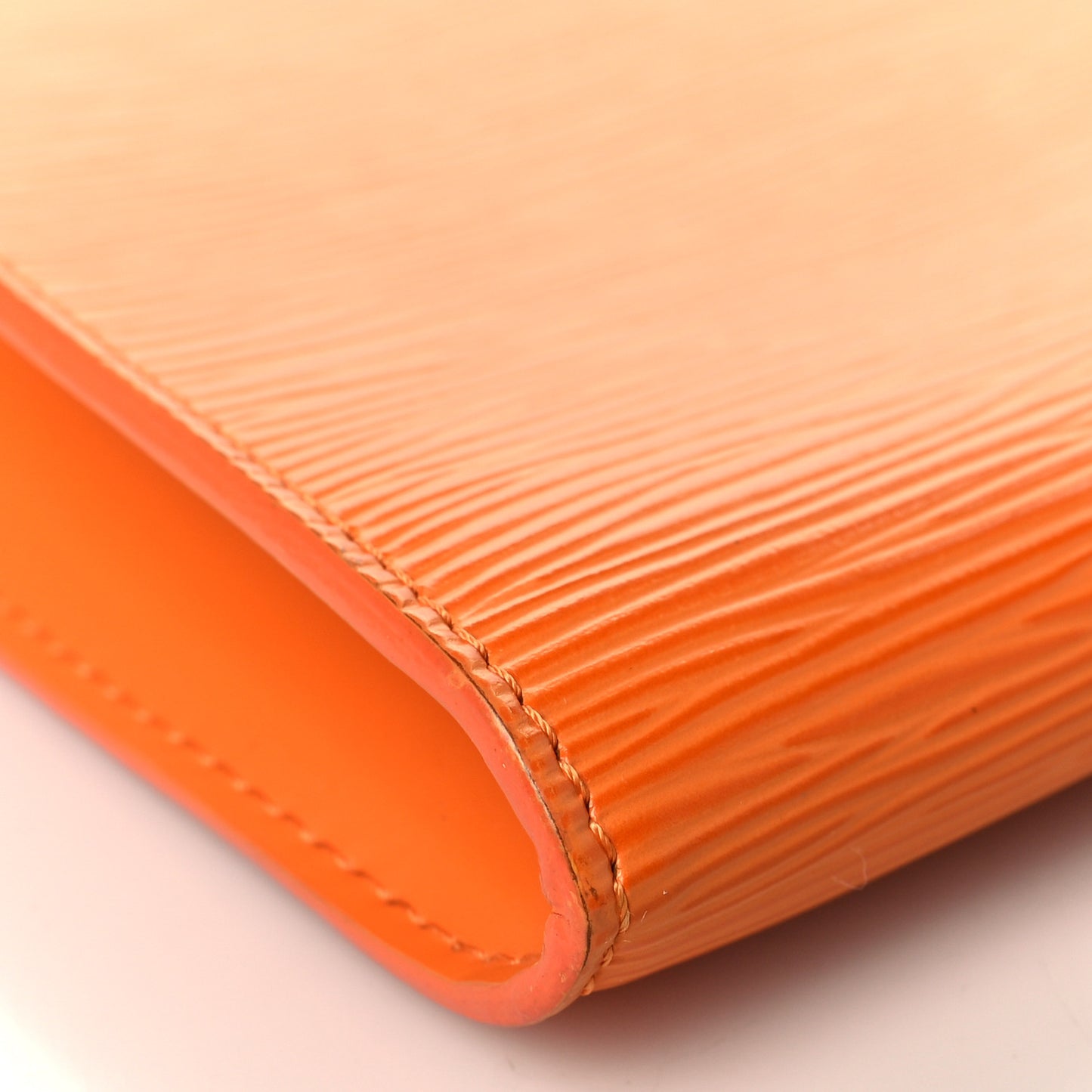 Epi Pochette Accessories 24 Mandarin