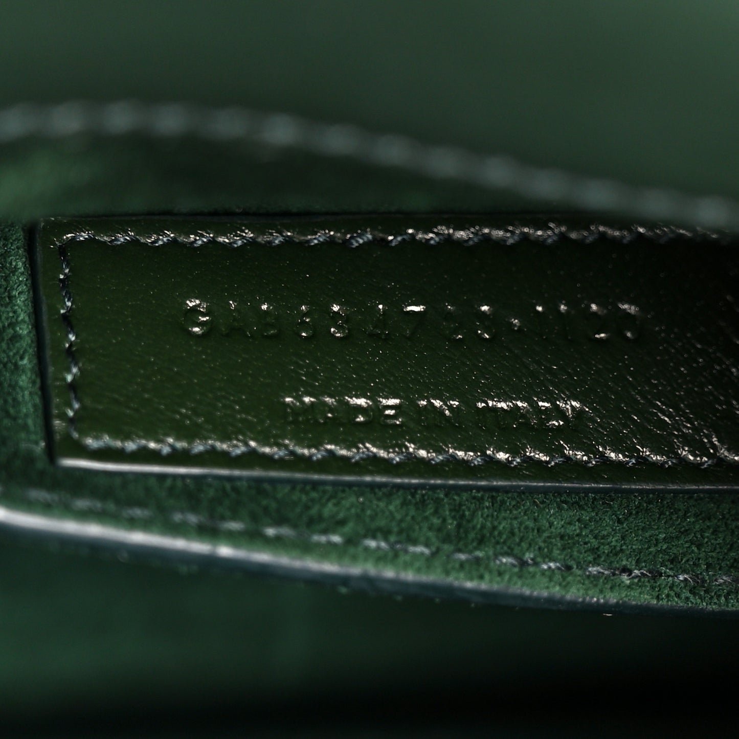 Calfskin Medium Monogram Sunset New Vert Fonce