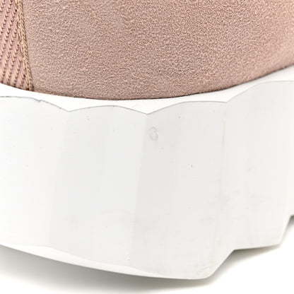 Hermes Parachute Fabric Suede Goatskin Bouncing Sneakers 36 Rose Rose Opaline 11 of 11