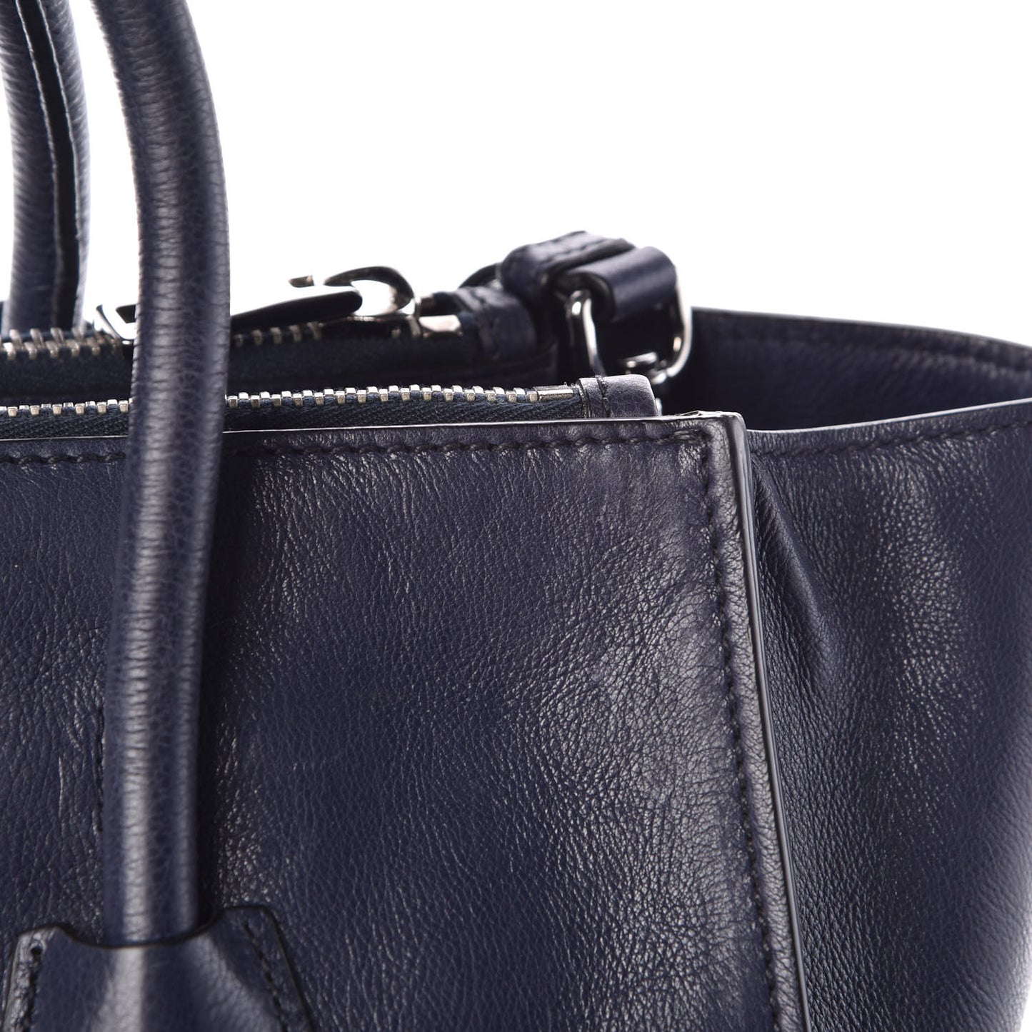 Glace Calf Twin Pocket Tote Baltico