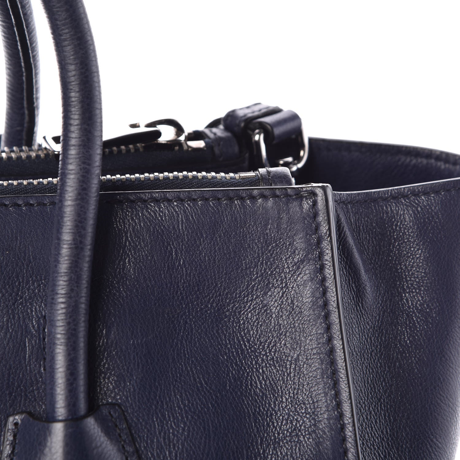 Prada Glace Calf Twin Pocket Tote Baltico 14 of 16