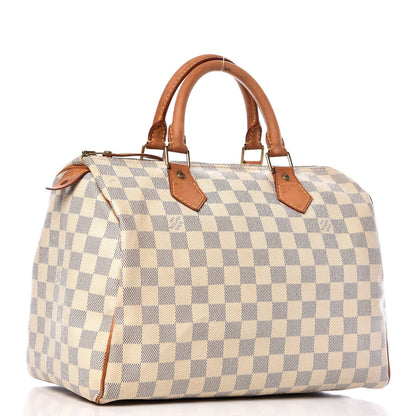 Louis Vuitton Damier Azur Speedy 30 3 of 20
