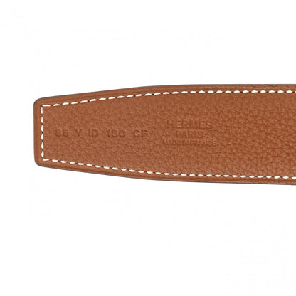 Hermes Box Togo 32mm H Belt 85 Black Gold 3 of 6
