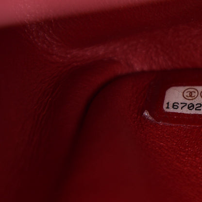 Chanel Caviar Quilted Jumbo Double Flap Red 8 of 10