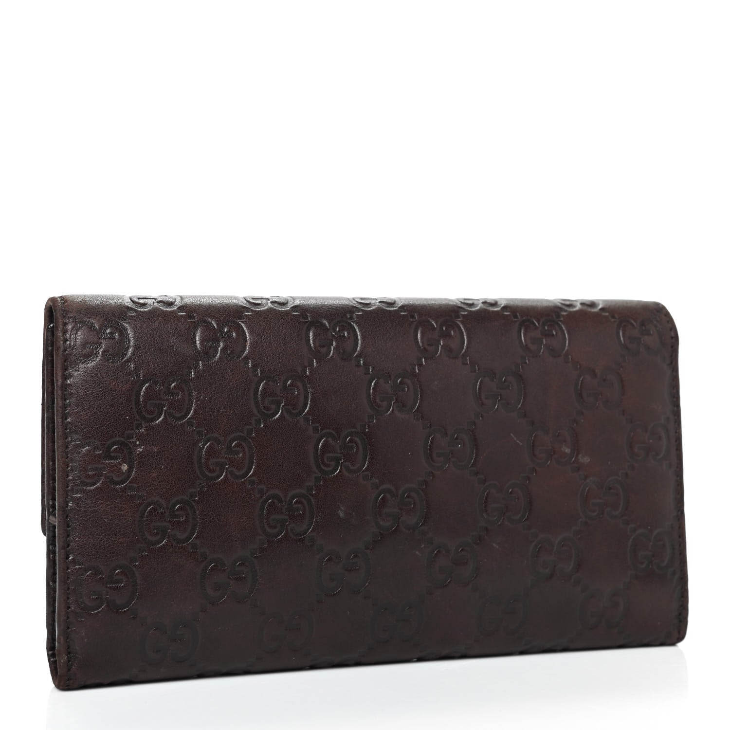 Gucci Guccissima Continental Flap Wallet Brown 2 of 4
