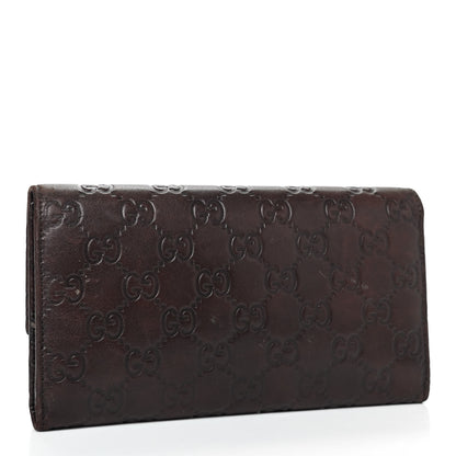 Gucci Guccissima Continental Flap Wallet Brown 2 of 4