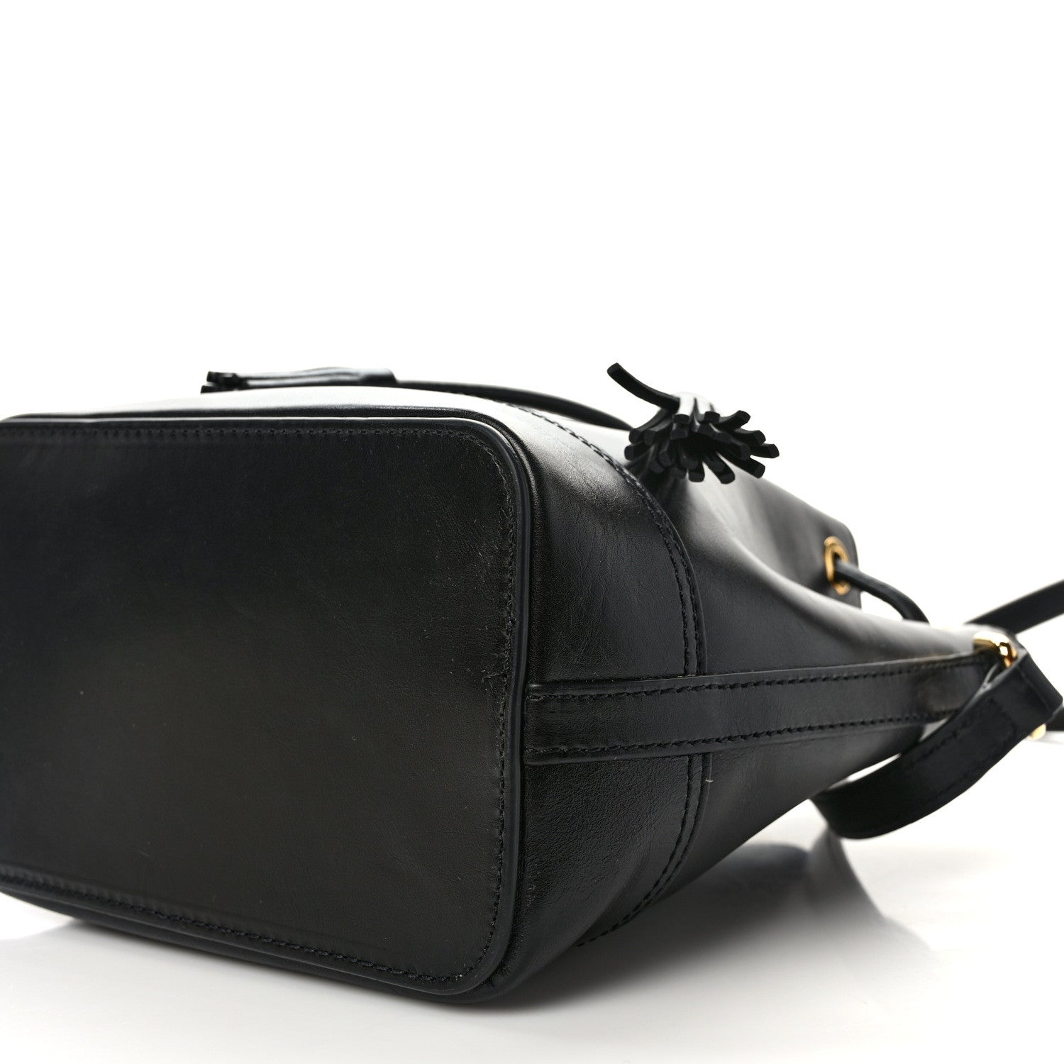 Khaite Calfskin Cecilia Small Bucket Bag Black 8 of 10