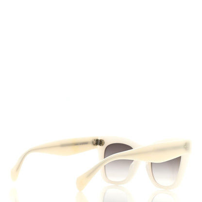 Celine Acetate Cat Eye Sunglasses CL4004IN White 4 of 7