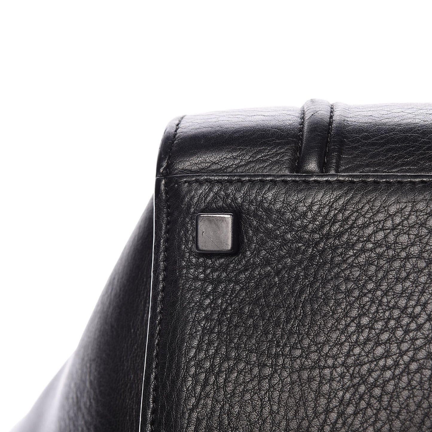 Supple Calfskin Medium Phantom Luggage Black