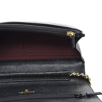 Chanel Caviar Quilted Wallet On Chain WOC Black 4 of 9