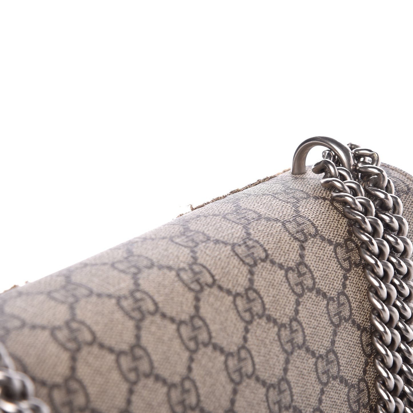GG Supreme Monogram Elaphe Elephant Embroidered Small Dionysus Shoulder Bag