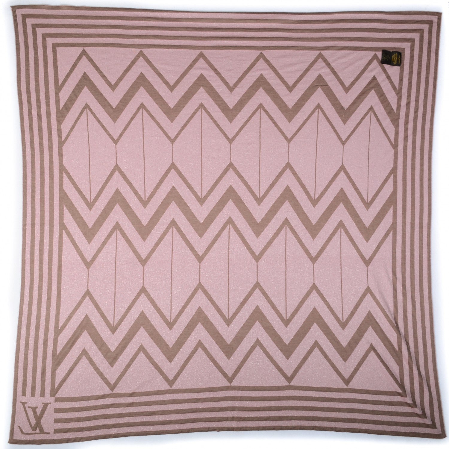 Louis Vuitton Cashmere Karakoram Shawl Camel 2 of 8