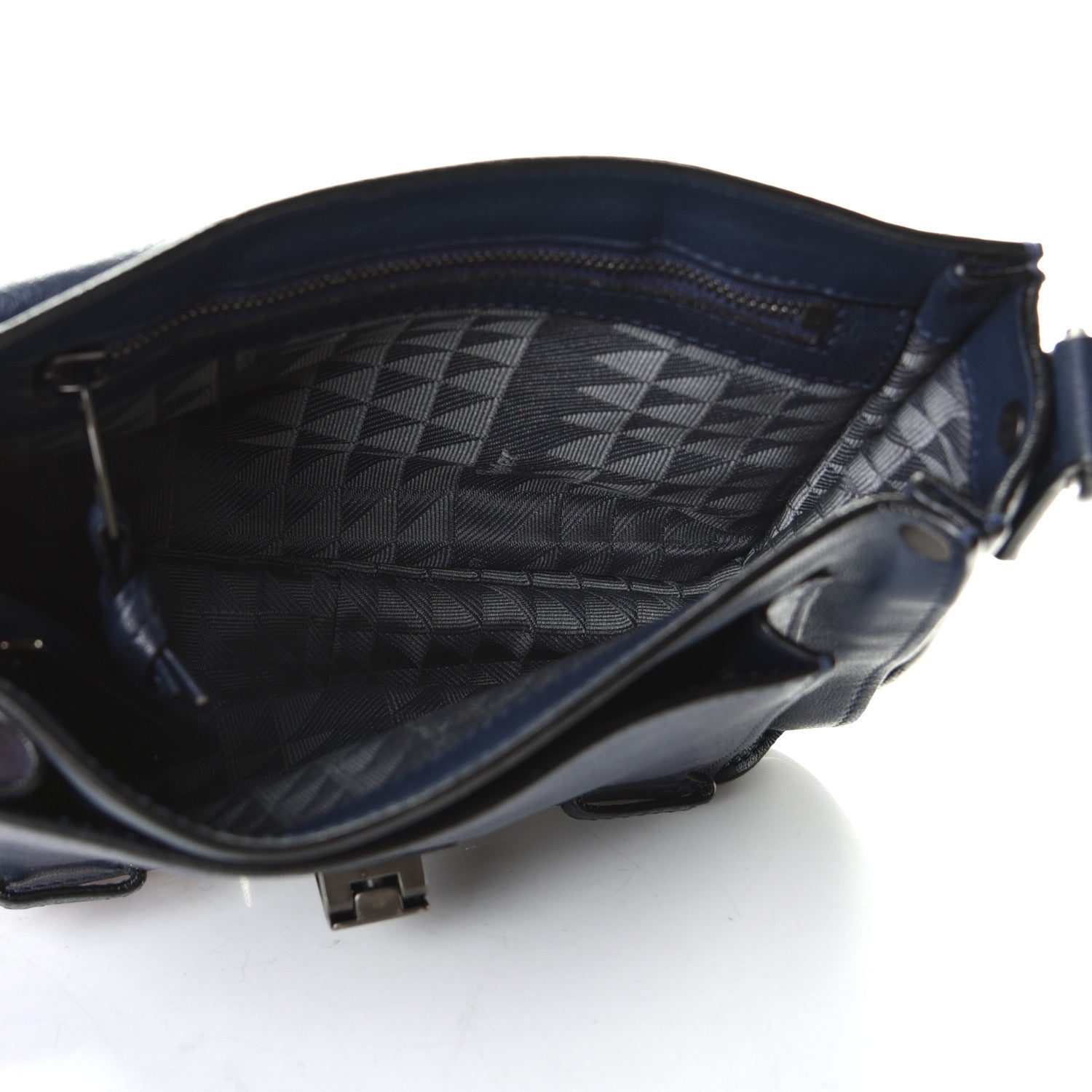 Proenza Schouler Lambskin Fringe PS1 Crossbody Pouch Midnight 4 of 4