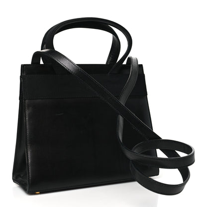 Salvatore Ferragamo Calfskin Medium Vara Bow Top Handle Tote Black 3 of 10