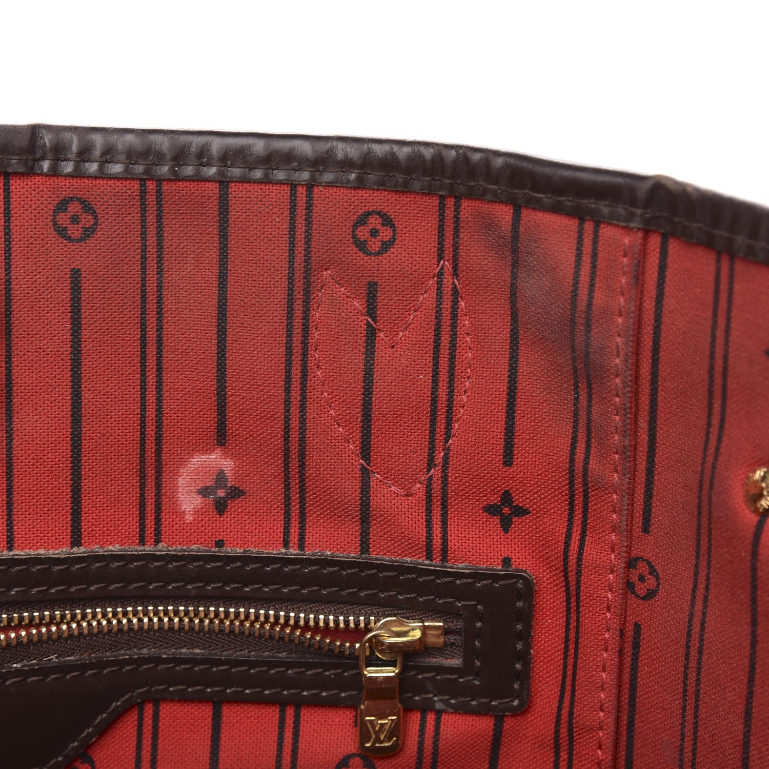 Louis Vuitton Damier Ebene Neverfull MM 9 of 20