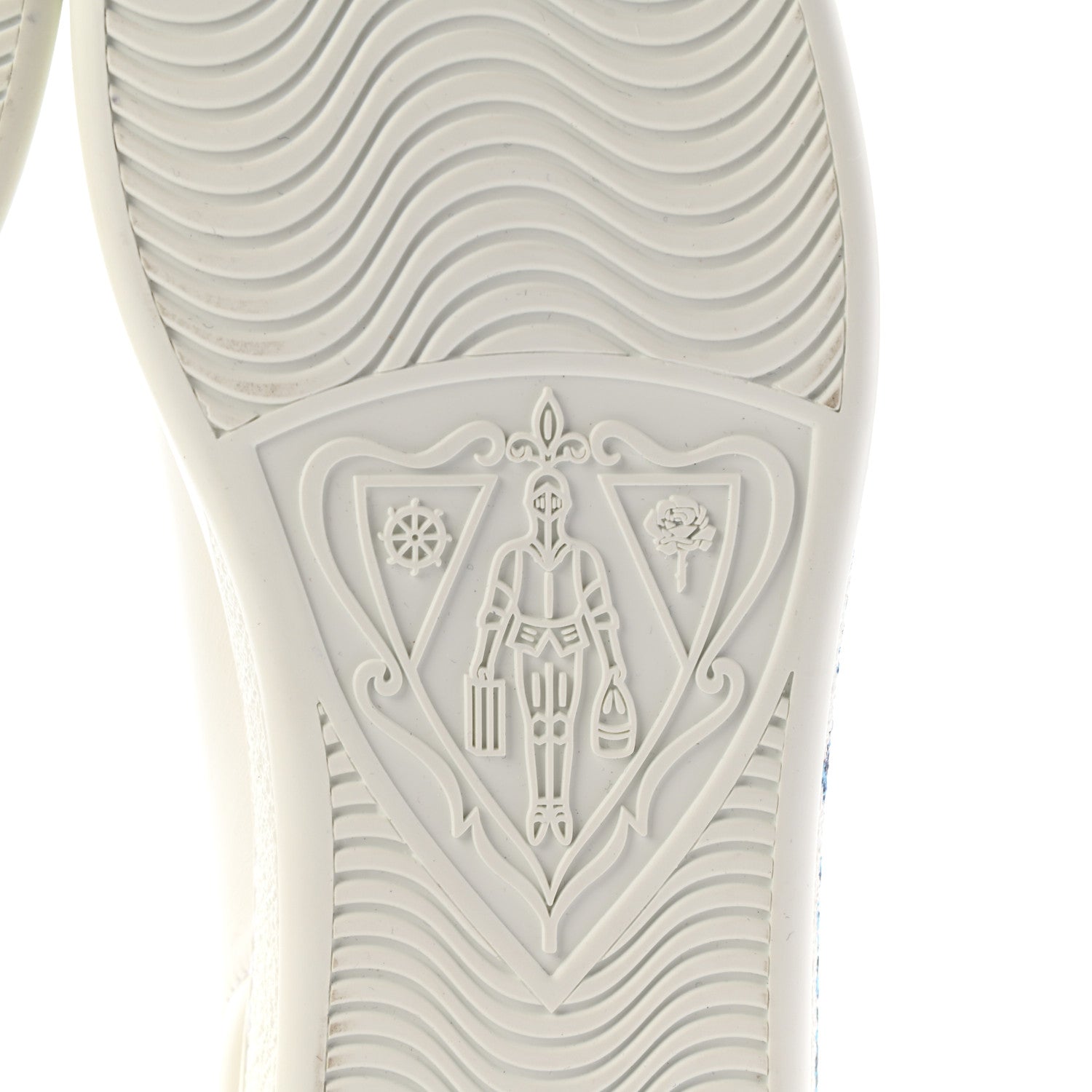 Gucci Calfskin Nappa LOVED Print Womens Ace Sneakers 38 White Red Flame Green 9 of 9