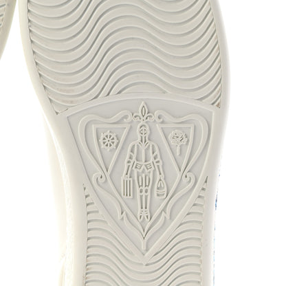 Gucci Calfskin Nappa LOVED Print Womens Ace Sneakers 38 White Red Flame Green 9 of 9