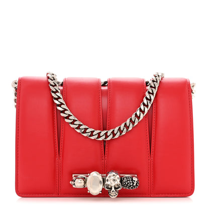 Alexander McQueen Calfskin Small Slash Bag Welsh Red 1 of 10