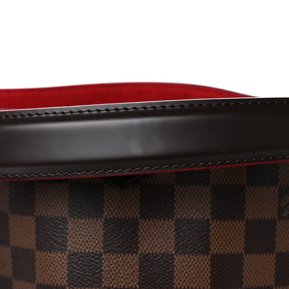 Louis Vuitton Damier Ebene Caissa Hobo Cherry 17 of 18