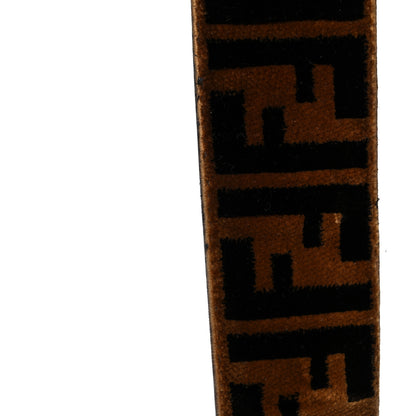 Fendi Velvet Tapestry FF Strap You Tobacco 9 of 9