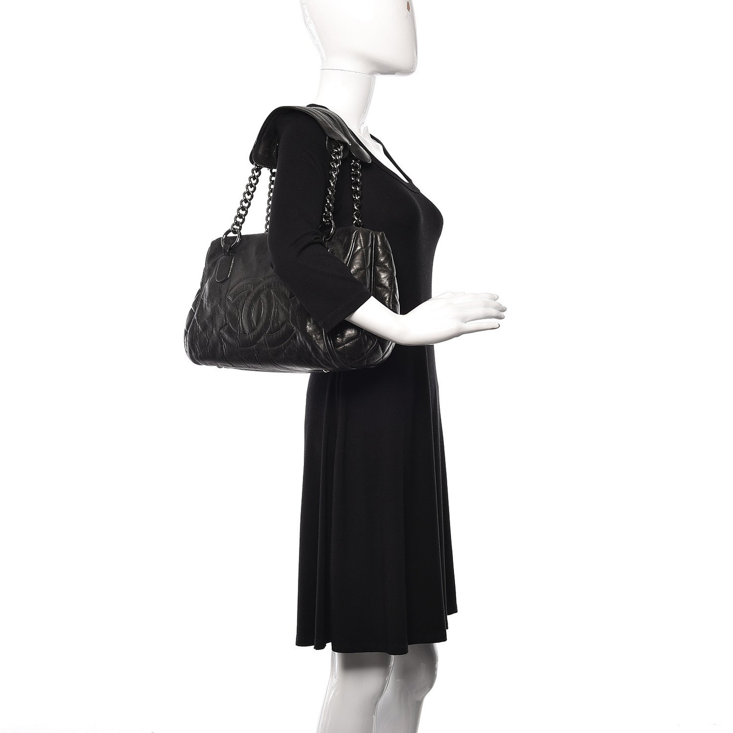 Calfskin Small Perfect Day Tote Black