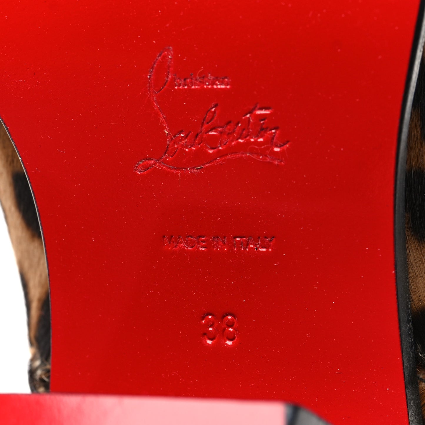 Pony Hair Morgan 70 Over The Knee Boots 38 Leopard