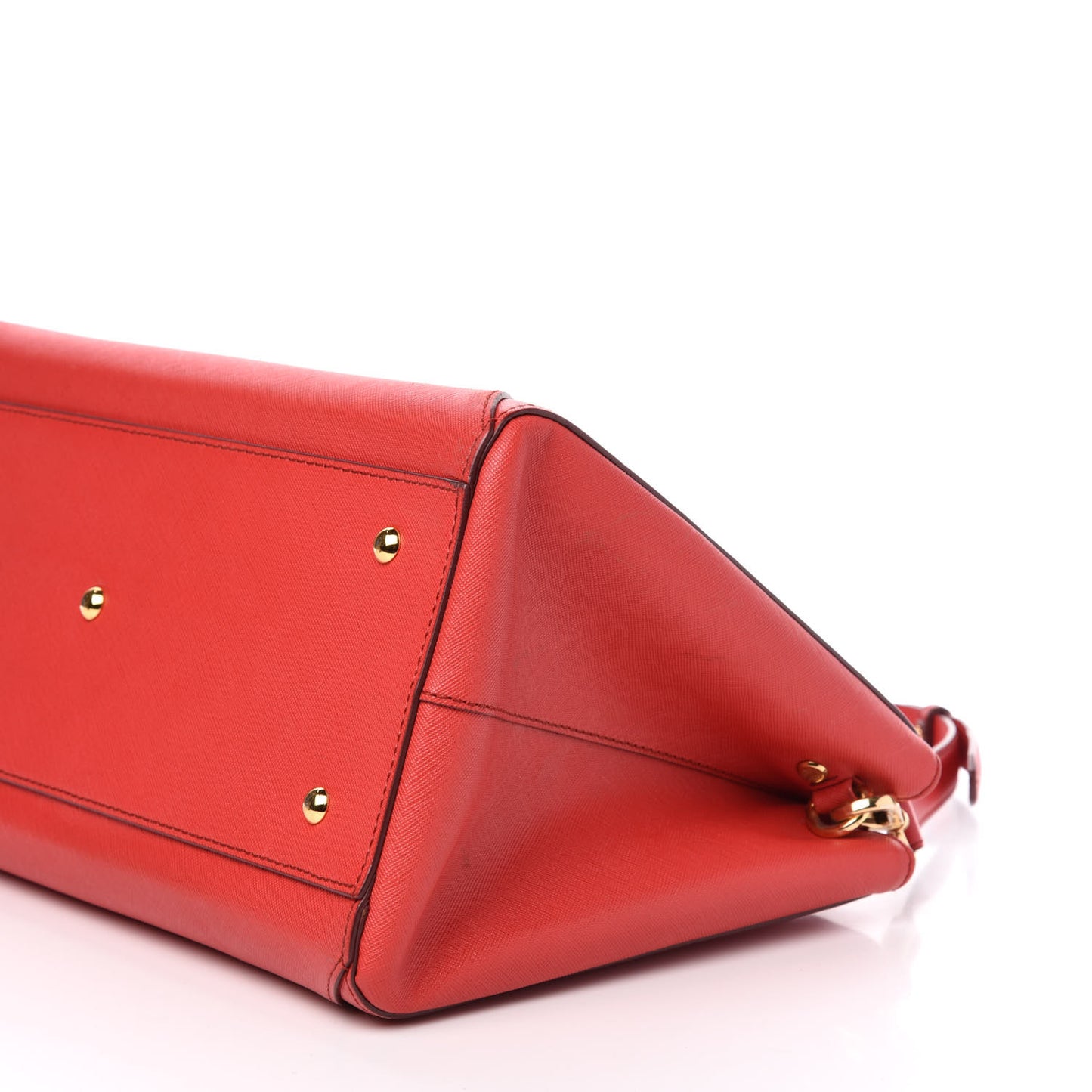 Saffiano Nuovo Tote Hot Coral